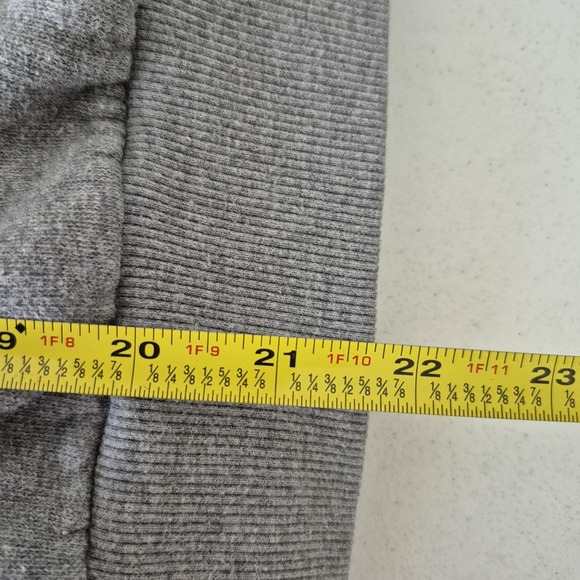 Lake N Trail Hoodie Mens Large Gray Zip Up Thermal Lined Heavyweight Sweatshirt - Picture 8 of 8